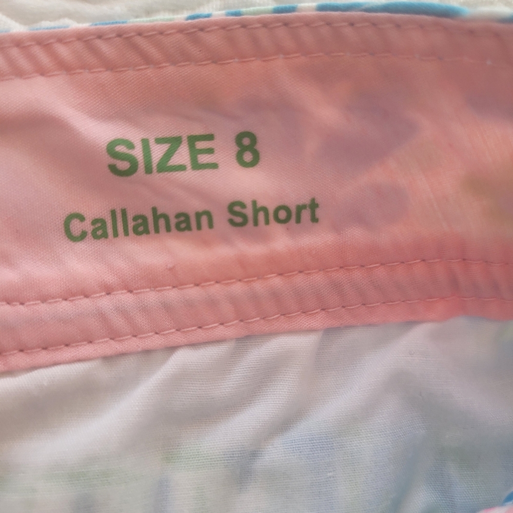 Lilly Pulitzer Blue and Green Printed Shorts - Picture 5 of 7
